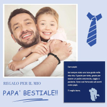 QianSiLi Bracciale Per Papà, Elastici Bracciale Da Uomo In Pietra Naturale 8mm, Idee Regalo Papa Natale, Regalo Papa Compleanno,