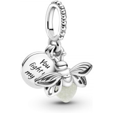 'Pandora Charm Anhänger Silber ''Glow in the Dark- Glühwürmchen'' 799352C01'