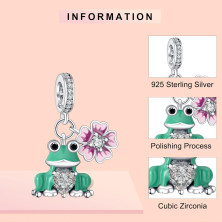 LaMenars Up House Bruno Donald Cartoon Charm per Bracciali e Charms Perline in Argento 925 per Collane Pendenti per la Festa