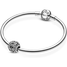 Pandora Charm in filigrana Sole, Stelle e Luna 799183C00 donna argento