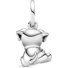 Pandora Moments Women's Sterling Silver Labrador Puppy Dog Dangle Charm for Bracelet