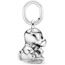 Pandora Moments Women's Sterling Silver Labrador Puppy Dog Dangle Charm for Bracelet