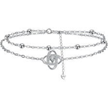 J.MUEN Bracciale Donna Argento 925 Bracciale Anallergici con Scatola Regalo-Natale Festa della Mamma Regalo di Compleanno per