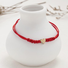 4 pezzi Cuore Bracciali Rosso Donne Ragazze Bracciale bracciale filo rosso del Destino per Madre Figlia Sorella Fidanzato