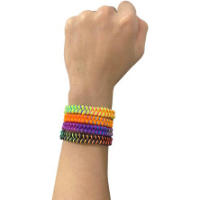 10 Pezzi Braccialetti Amicizia Multicolore Intrecciato Bracciali in Stile Boemia in Tessuto Regolabile