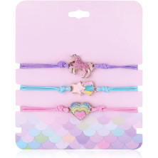 SCJJZ braccialetti bambina,kit per braccialetti bambina,bracciale amicizia,braccialetti distanza,braccialetti unicorno,Bracciale