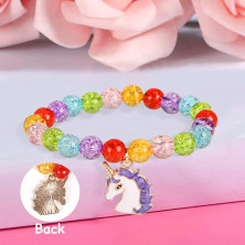 Sprinlot Bracciale Bambina, Bracciali Bambina Amicizia, Ragazze Bracciale con Unicorno, Regalo Braccialetti Compleanno Bambina,