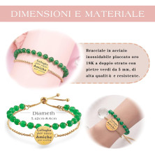 LParkin Bracciale Laurea Acciaio Inox Regolabile, Idee Regalo Laurea Donna