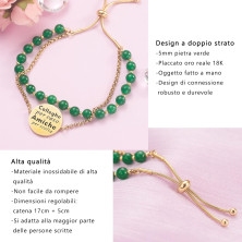 LParkin Bracciale Laurea Acciaio Inox Regolabile, Idee Regalo Laurea Donna