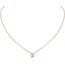 ChicSilver Collana girocollo da donna, argento/placcato oro/rosa oro, gioielli a girocollo con ciondolo a forma di