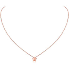 ChicSilver Collana girocollo da donna, argento/placcato oro/rosa oro, gioielli a girocollo con ciondolo a forma di