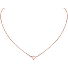 ChicSilver Collana girocollo da donna, argento/placcato oro/rosa oro, gioielli a girocollo con ciondolo a forma di