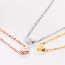 ChicSilver Collana girocollo da donna, argento/placcato oro/rosa oro, gioielli a girocollo con ciondolo a forma di