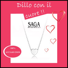 SAGA GIOIELLI® COLLANA DONNA CUORE