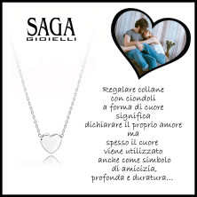 SAGA GIOIELLI® COLLANA DONNA CUORE