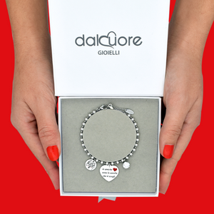 confezioni regalo natale donna bracciale acciaio per amica