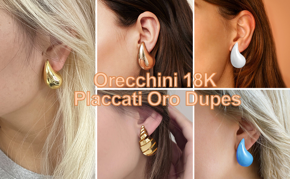 Orecchini Dupes Orecchini Donna Orecchini Anallergici Donna Orecchini Oro Donna Orecchini Donna Oro