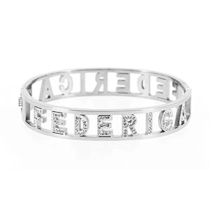 Bracciale Rigido NOME ARGENTO FEDERICA